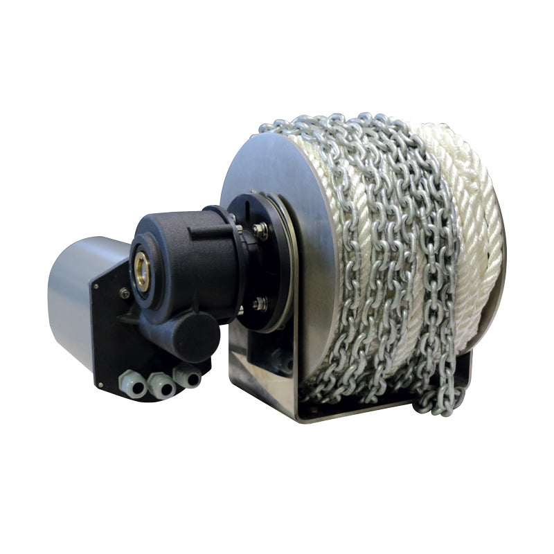 LOFRANS Drum windlass 1000W / 12V / 300mm Drum (Incl Installation Kit)