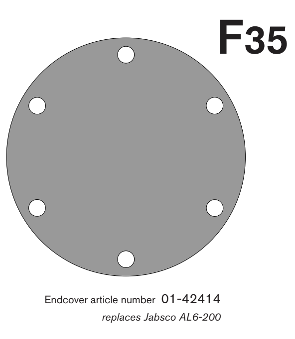 JOHNSON Endcover F35B-9