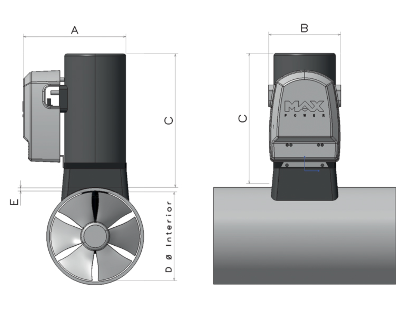 MAXPOWER Thruster CT25 (12V)