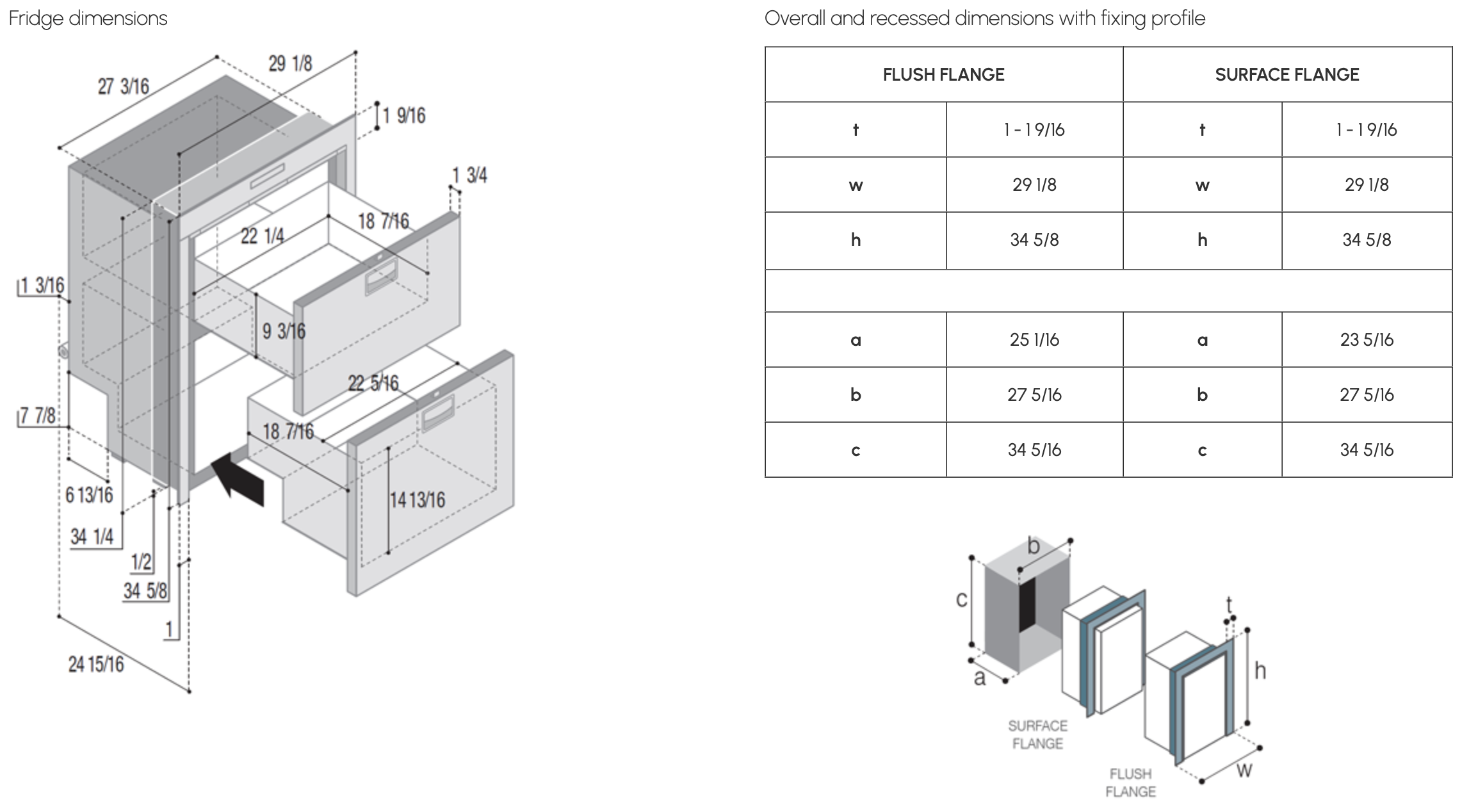 Vitrifrigo DW210 OCX2 BTX Double Drawer Freezer (DC)
