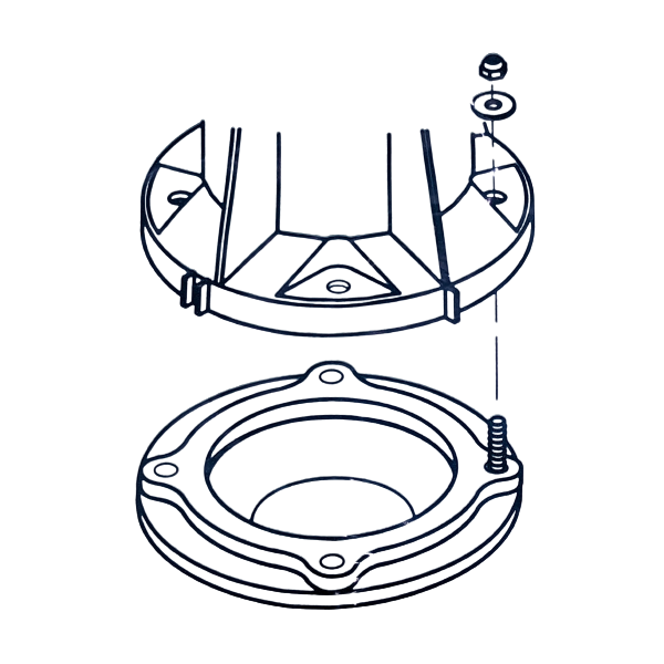 DOMETIC Floor Flange Seal Kit Default