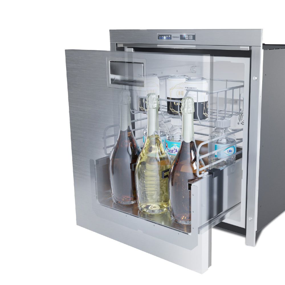 Vitrifrigo Stainless Steel Drawer Fridge, DW62i OCX2 DRINKS Series (DC)