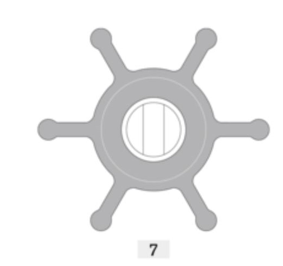 JOHNSON Impellers 09-810B-1 & 09-810B-9 (For F4 Pumps)