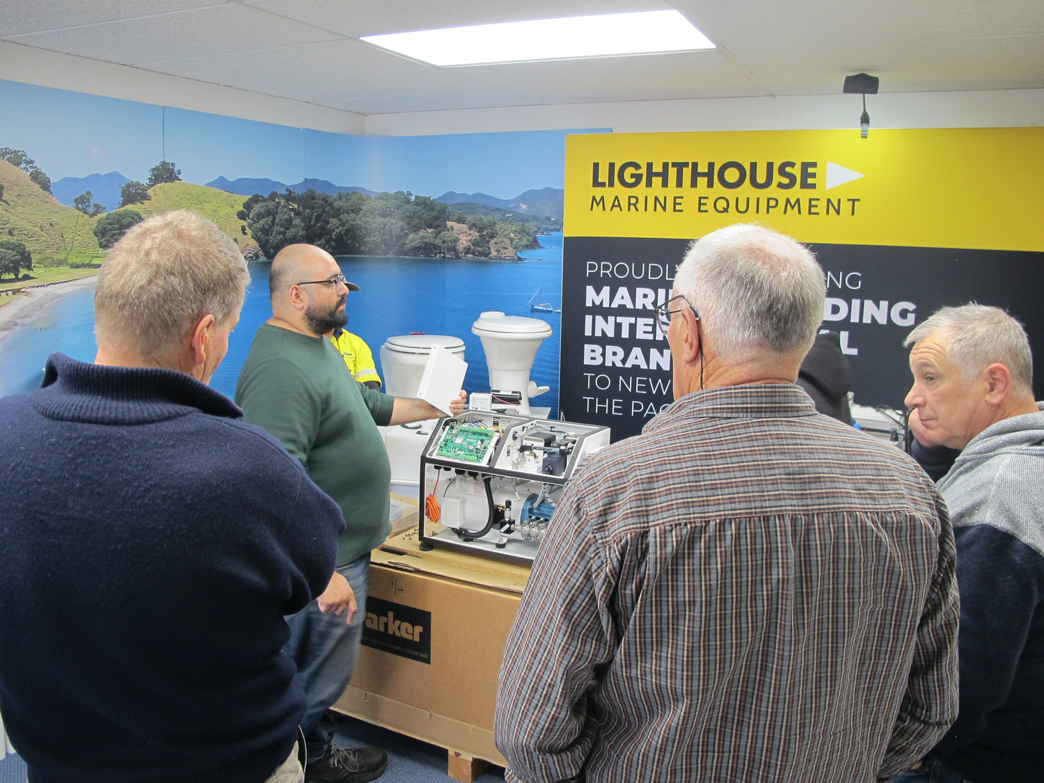 Parker Sea Recovery Watermaker Technical Training at Lighthouse Marine