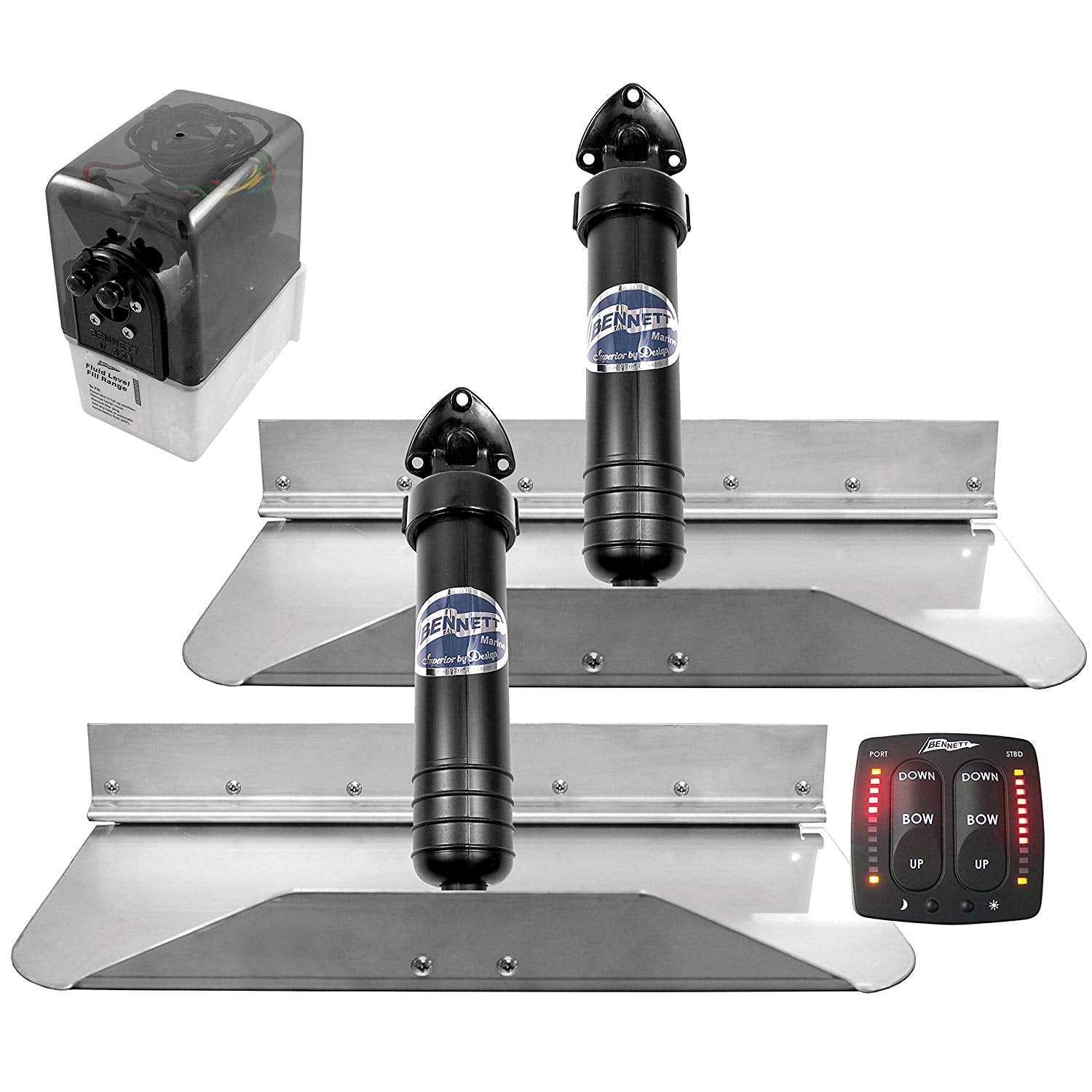 BENNETT 30 x 9 Trim Tab System with Electronic Indicator Control