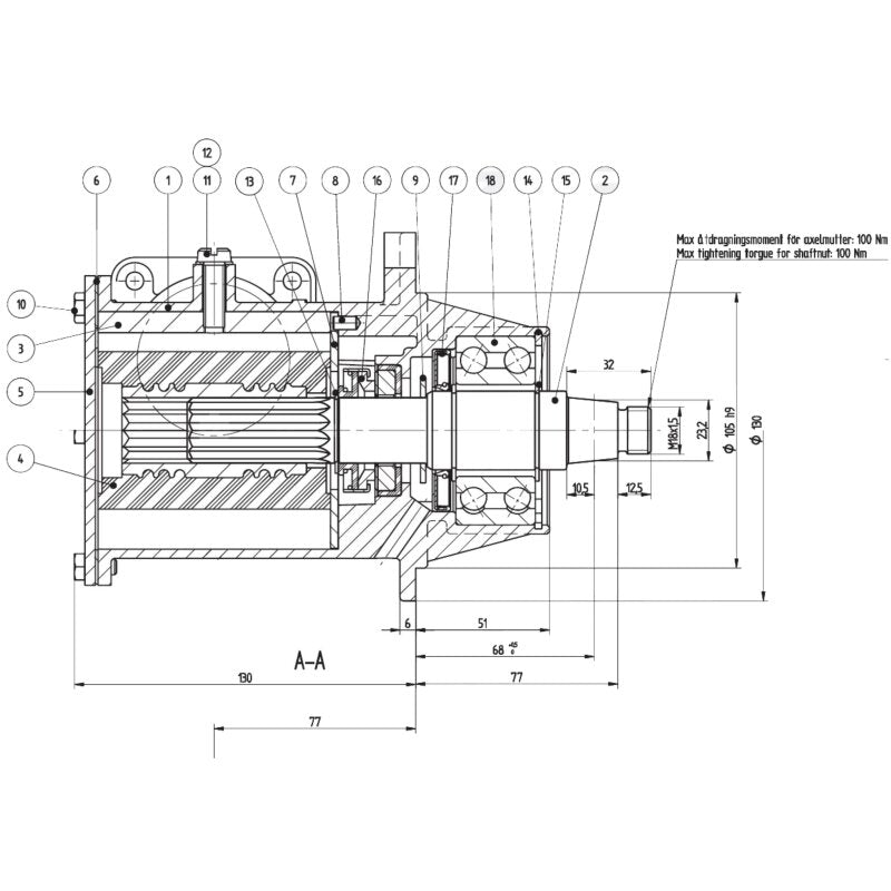 JOHNSON F9B-9 Impeller pump, Scania (OEM)