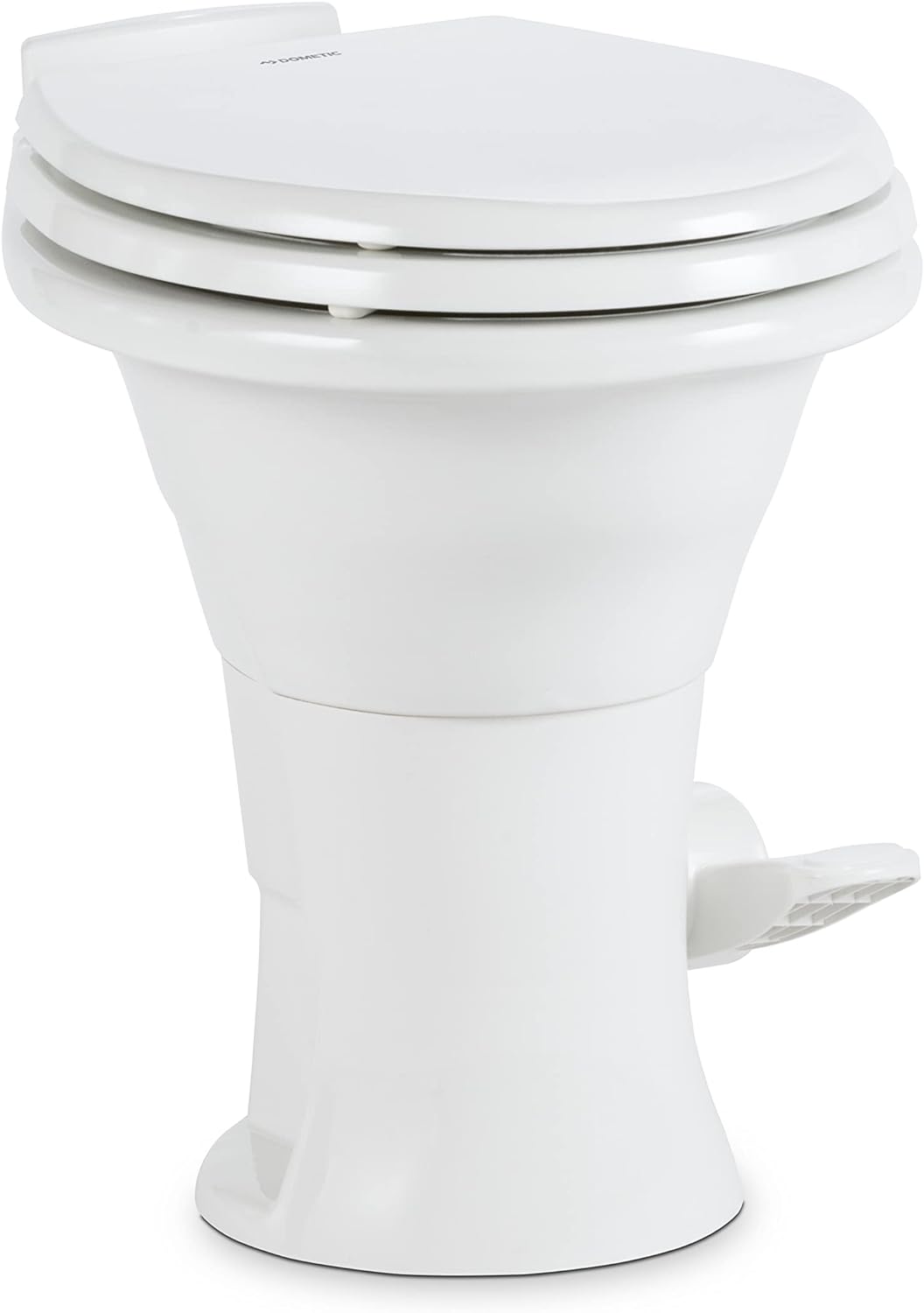 DOMETIC 310 Standard Toilet - Pressure-Enhanced Flush, Lightweight, Modern RVs, White