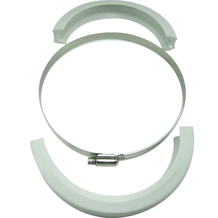 Dometic Sanitation Bowl/base clamp kit white.