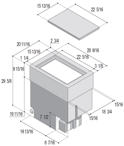 Vitrifrigo TL160RF Top Loading Fridge