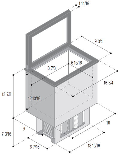 Vitrifrigo TL20RF Top Loading Fridge