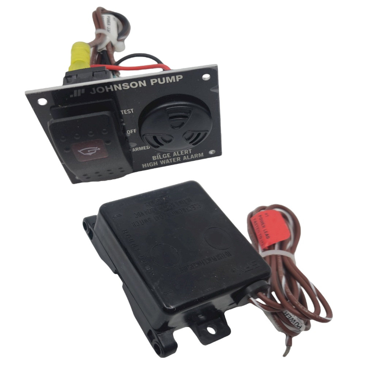 JOHNSON Bilge Alert High Water Alarm with Ultima Switch (12V or 24V)